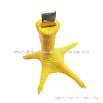 Distinctive Chicken Feet USB Flash Drive, Supports Multi-partition and Password Access
